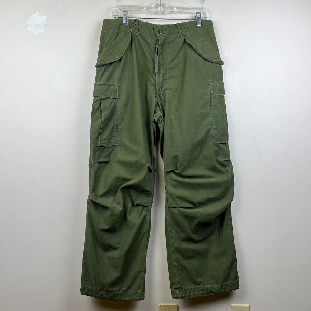 US Army M65 OD Field  Pants 1976 Cargo With Multiple Size M